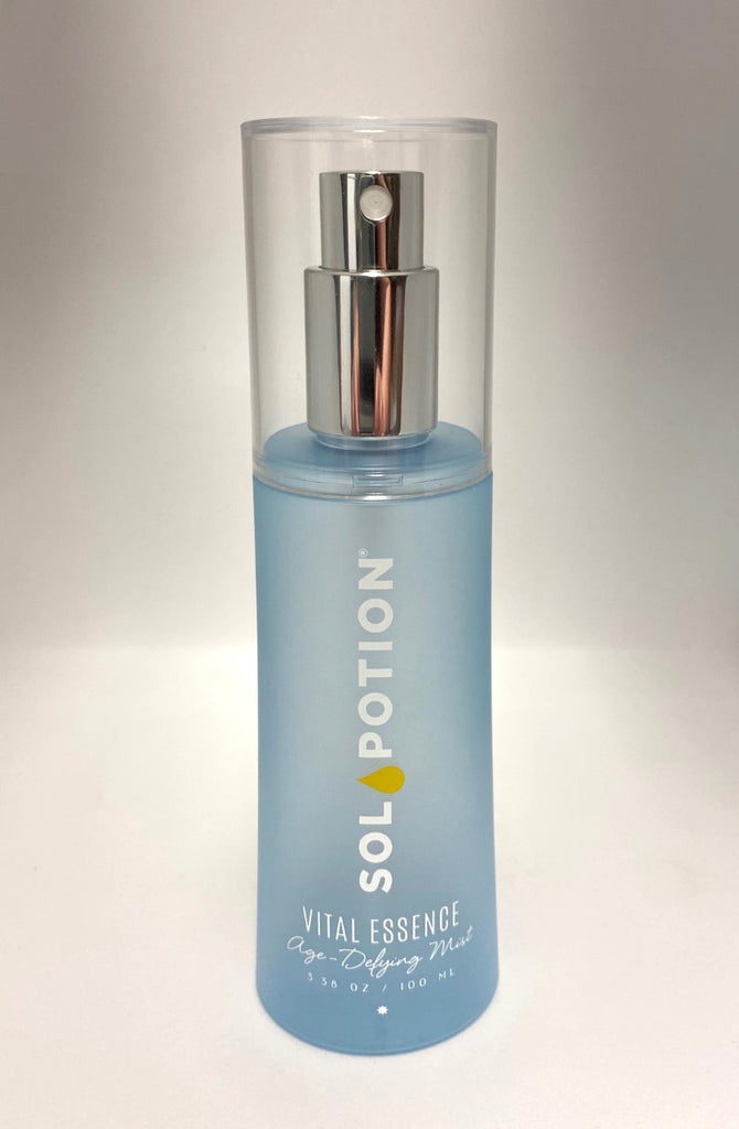 Vital Essence Age-Defying Mist bottle | Sol Potion Sunless Tanning | Best Spray Tan Solutions and Skincare